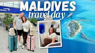 TRAVEL DAY VLOG: MALDIVES! 🇲🇻 British Airways Business Class Heathrow to Malé ✈️ Royal Island 🏝️ AD