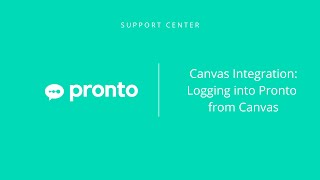 Canvas Integration: Logging into Pronto from Canvas screenshot 5