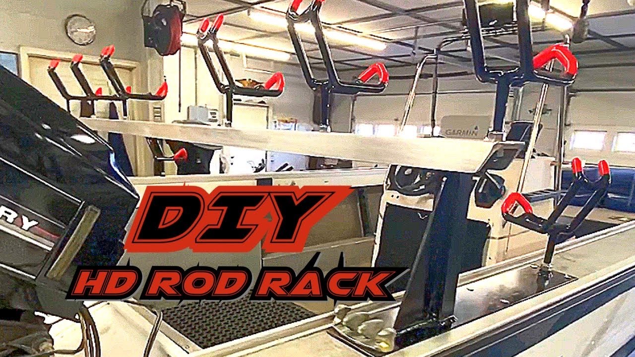 Building a Rod Rack for My new Boat. 