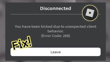 How To Fix Unexpected Client Behaviour Roblox 2024 | Fix Error Code 268 Roblox