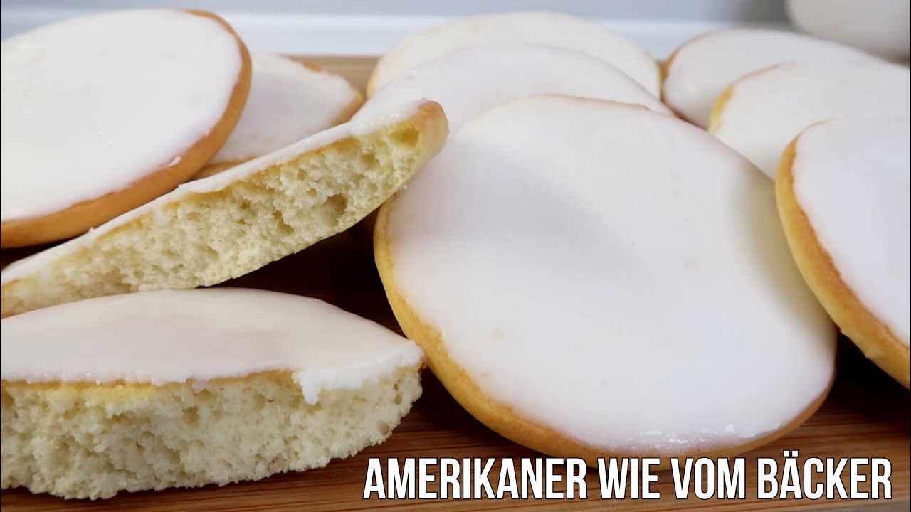 Klassische AMERIKANER wie vom Bäcker | Mit diesem ALL-IN-TEIG so einfach wie nie | Mega YUMMY