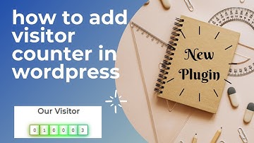 How To Add Visitor Counter In WordPress Website 2021 | Learning With Naveen