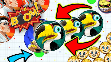 Agar.io - NEW BACKWARDS POPSPLIT ! CRAZY 90 SPLIT & POPSPLITS GAMEPLAY // EPIC AGARIO MONTAGE