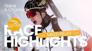 European Championship Flaine / Chamonix | Youth Mixed Relay Race Highlights 2024 | ISMF