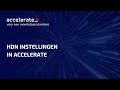 HDN instellingen in Accelerate