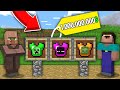 Minecraft NOOB vs PRO: WHY VILLAGER SELL ALL RAREST MOB ARMOR SO VERY EXPENSIVE? 100% trolling