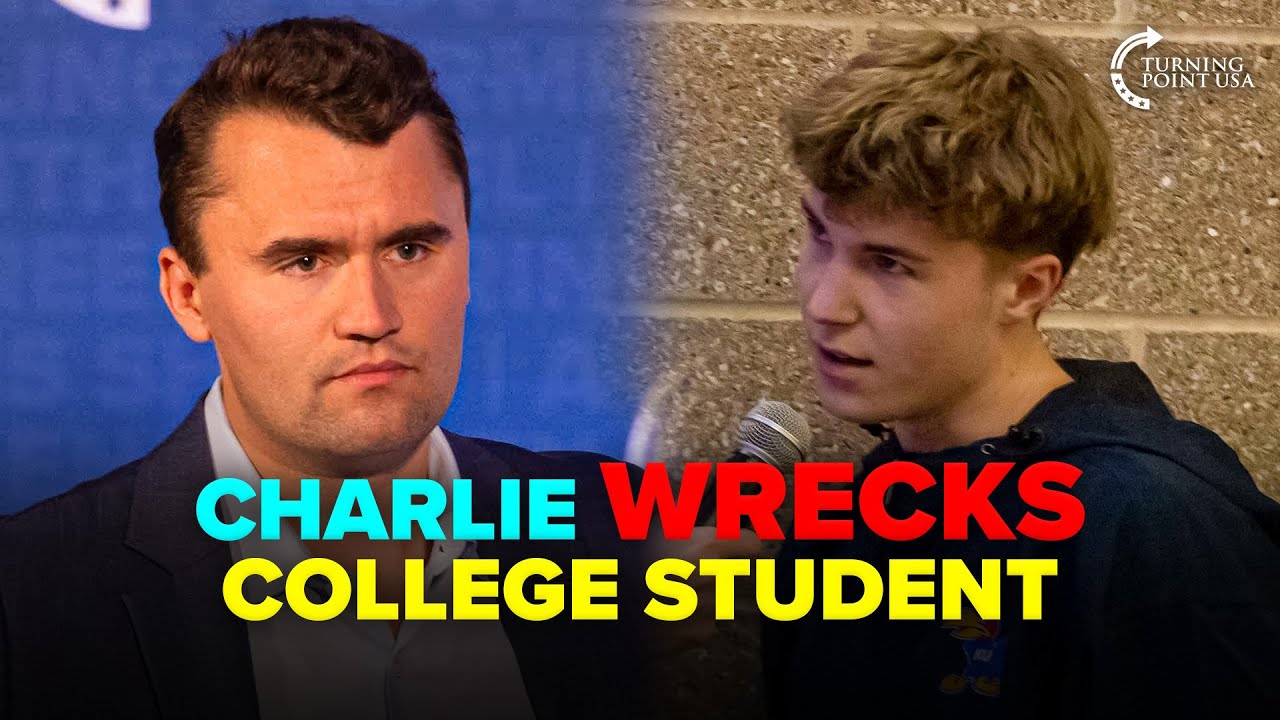 Charlie Kirk Responds to Student Who Claims He's Just Doing Word Vomit and Confirmation Bias