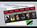 All Rulers Of Tanzania 2024 1885 Marais Wote Wa Tanzania Kuanzia Mwaka 1885 All Rulers Of Tanzania 2024 1885 Marais Wote Wa Tanzania Kuanzia Mwaka 1885