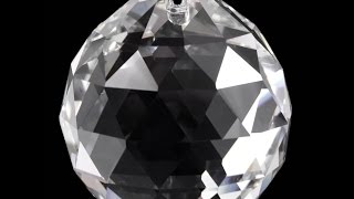 DemonstraÃ§Ã£o do Cristal Esfera 40mm ASFOUR (anÃºncio mercado livre0