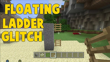 Minecraft Xbox One - FLOATING LADDER GLITCH (Xbox, PS3 & PS4)TUTORIAL