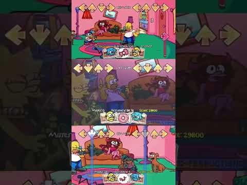 Bf Takes on the Simpsons in Gameover - FNF Simpsons Mod Showdown #fnf #simpsons #fnfmod