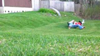 rolling down a hill gone wrong!!