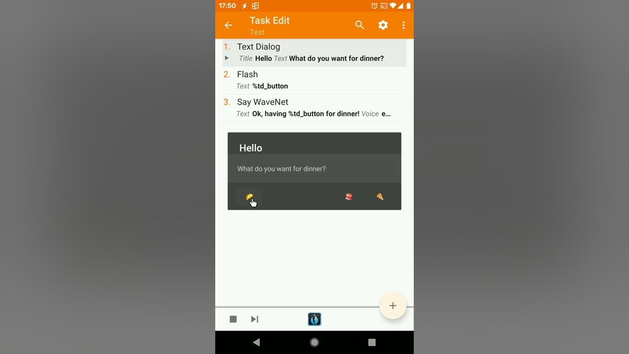 Tasker - Text Dialog -