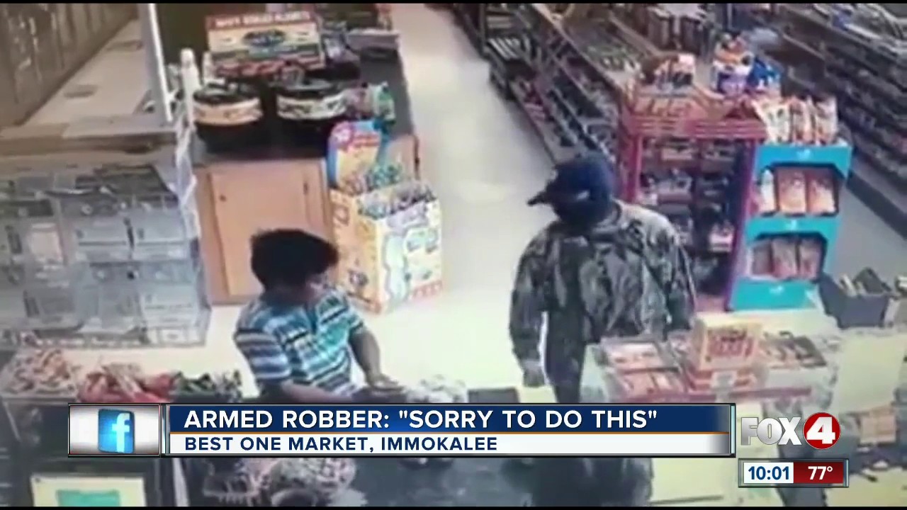 Man robs Immokalee Florida convenience store YouTube