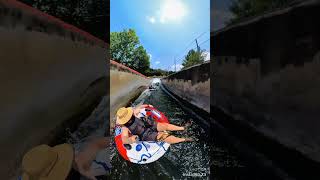 Tubing the Comal canal in New Braunfels!