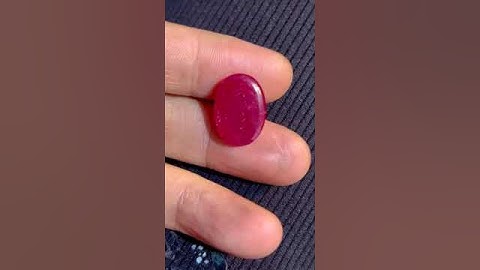 ruby Yên Bái chats màu đẹp 14.68ct #gemstone #ruby #gem #sapphire #daquy