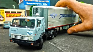 Модель грузовика КАМАЗ 54112 с рефрижератором 1/43! Про машинки.