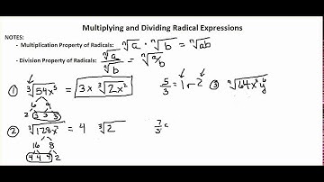 Chapter 6-2 video 2: Simplifying Radical Expressions