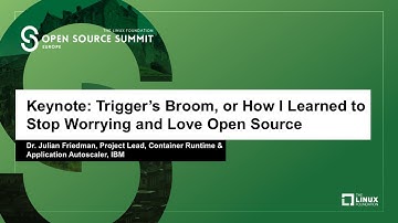 Keynote: Trigger’s Broom, or How I Learned to Stop Worrying and Love OS - Dr. Julian Friedman