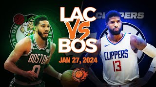 LA Clippers vs Boston Celtics Full Game JAN 27, 2024 Highlights | NBA Season