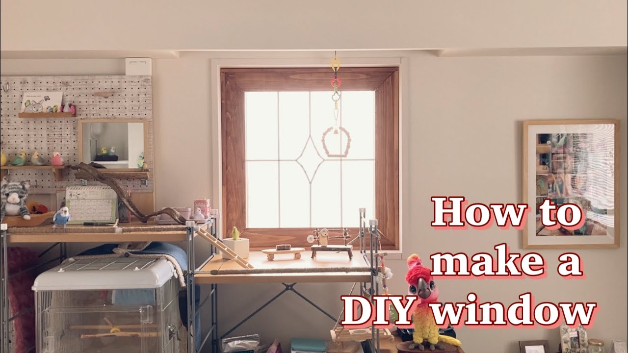 SUB【How to make a DIY window】内窓DIY｜ステンドグラス風