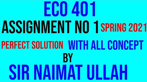 ECO401|assignment no 1 solution 2021|ECO 401|assignment 1|Point|Elasticity|Price|Quantity|Supply.
