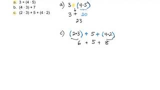 1-70 R&P Course 1 Order of Operations