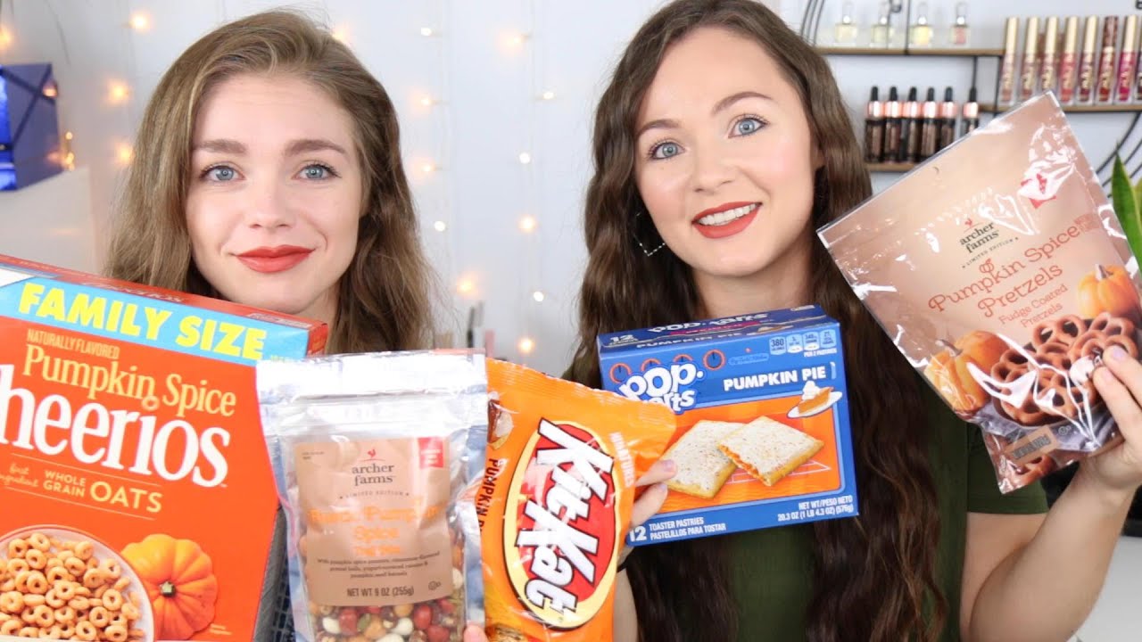 PUMPKIN SPICE EVERYTHING TASTE TEST - YouTube