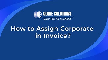 How to Assign Corporate in Invoice? #eglobe #hotelsoftware