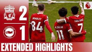 Salah Winner At The Kop End! | Extended Highlights | Liverpool 21 Brighton