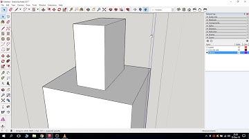 Sketchup for Timber framing- Post with tenon