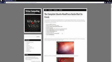 How to: The Complete Ubuntu and Word Press Tutorial Part 1