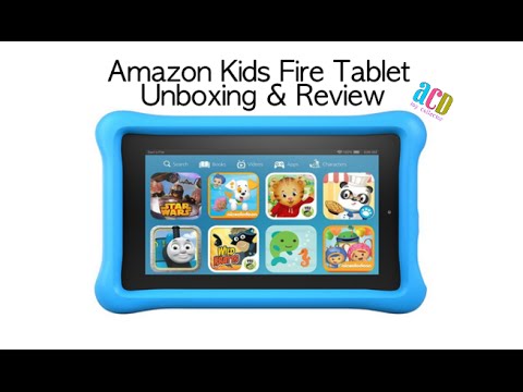  Amazon Kids Fire Tablet Unboxing YouTube