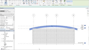Revit Tutorial Video 15: Creating Roof by Extrusion