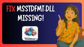 How To FIX "Msstdfmt.dll Missing" in Windows 11