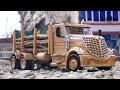 Model Truck - International Lonestar Truck Out of Wood | ASMR Woodworking