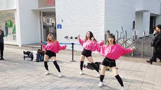 20230304 hongdae busking 홍대 미녀댄스팀 투유(TOYOU) 버스킹 06 - UNNATURAL _ 우주소녀 WJSN