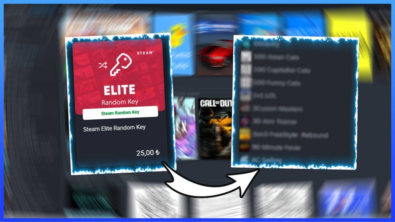 steam random key aldım (zengin oldum) - YouTube