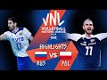 Russia vs. Poland - FIVB Volleyball Nations League - Men - Match Highlights, 05/06/2021