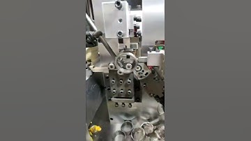 wave spring with good peformance and high efficiency on our CNC spring coiling machine