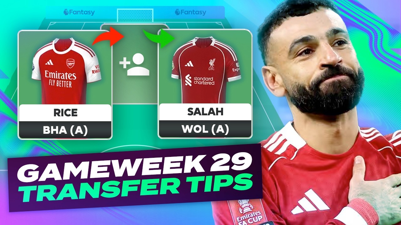 RICE OUT 🤔  FPL TRANSFER TIPS GAMEWEEK 29 | Fantasy Premier League Tips 2025/26