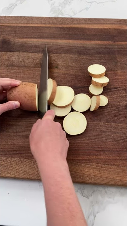 How to Cut Sweet Potatoes - It's a Veg World After All®