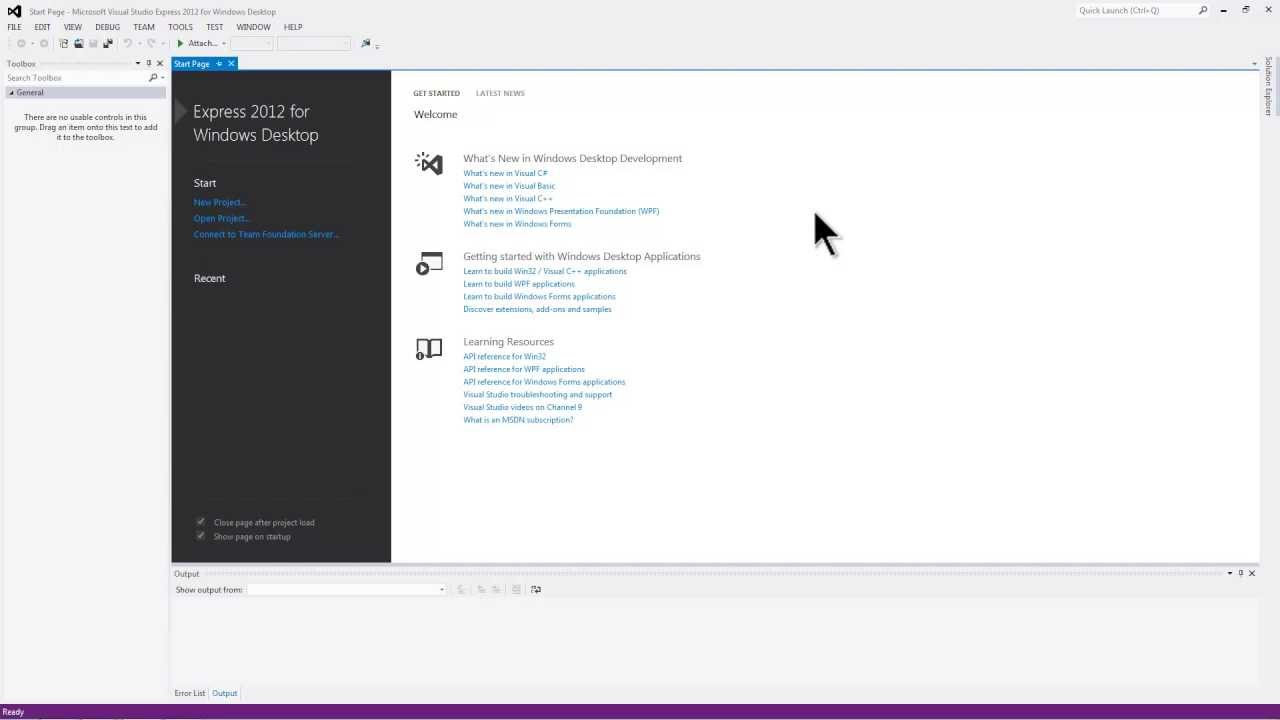 vb 2012  New Update  VB Express 2012 Desktop Tutorial 1 - Getting Started - Free Download - Hello Wold - Visual Basic