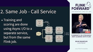 #FlinkForward SF 2017: Dean Wampler - Streaming Deep Learning Scenarios with Flink