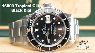 Rolex Submariner Date 16800 Tropical Gilt Black Dial 1979 | Imperial Time Uk LTD