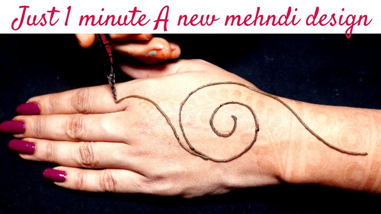 new style ron A new fast mehndi design|How to apply tattoo mehndi design|New mehndi design for back hand|Mehndi|