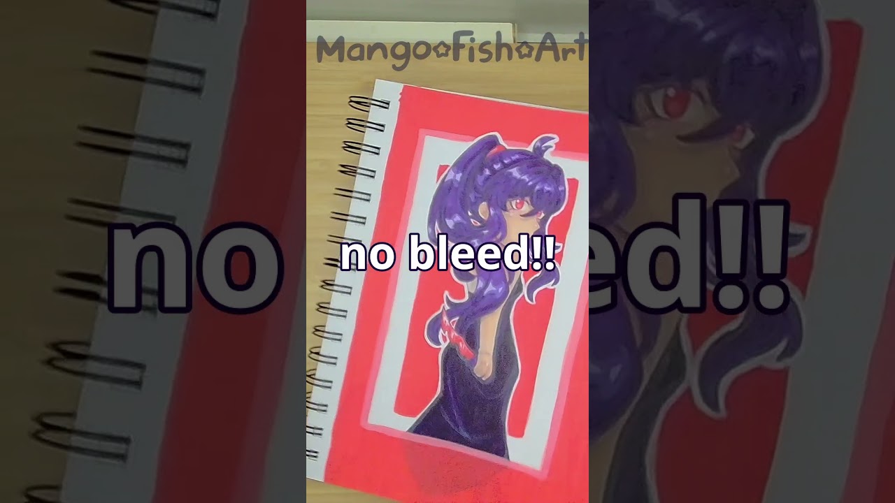 testing ohuhu's bleed proof sketchbook!