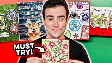Game-Changing Christmas Card Ideas Using Stamps & Stencils!