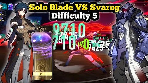 Solo Blade VS Svarog, Simulated Universe World 4 Difficulty 5 | Honkai: Star Rail Indonesia