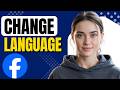 How to Change Facebook Language